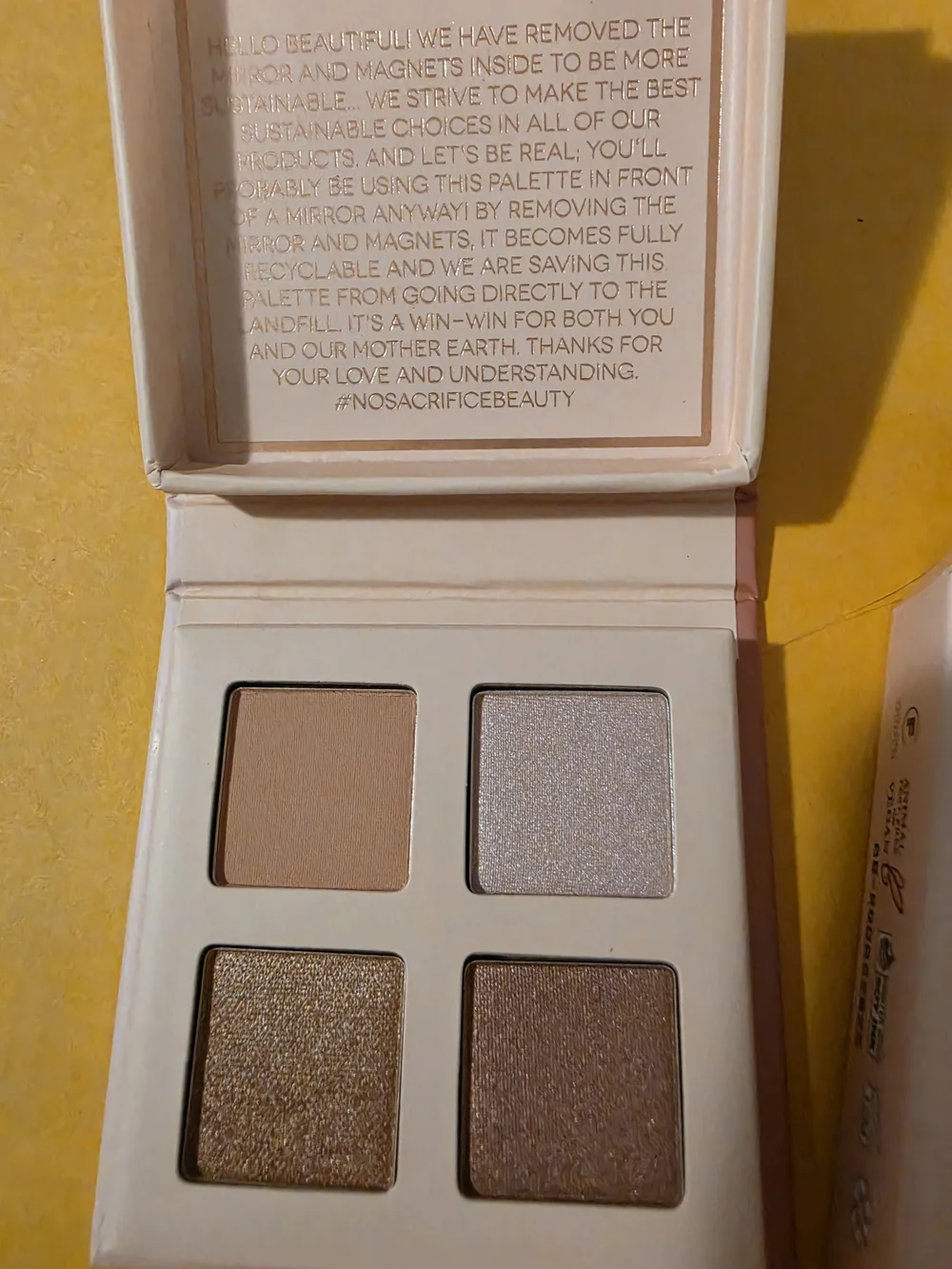Athr Beauty Rose Quartz Eyeshadow Quad - No Mirror. Jail rehab approved Purple